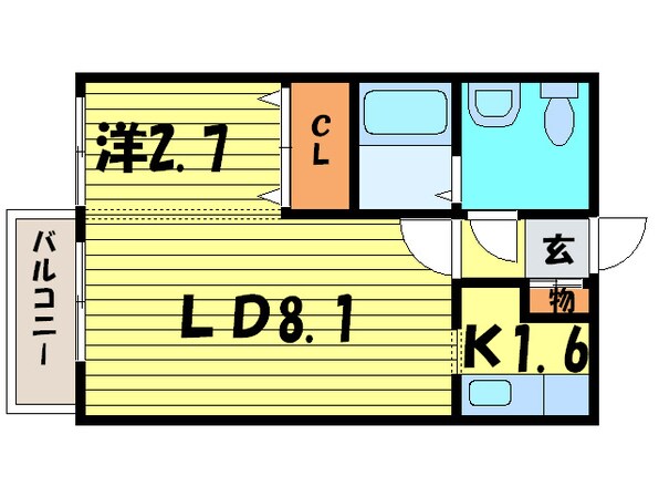 グランメ－ル南郷１４の物件間取画像